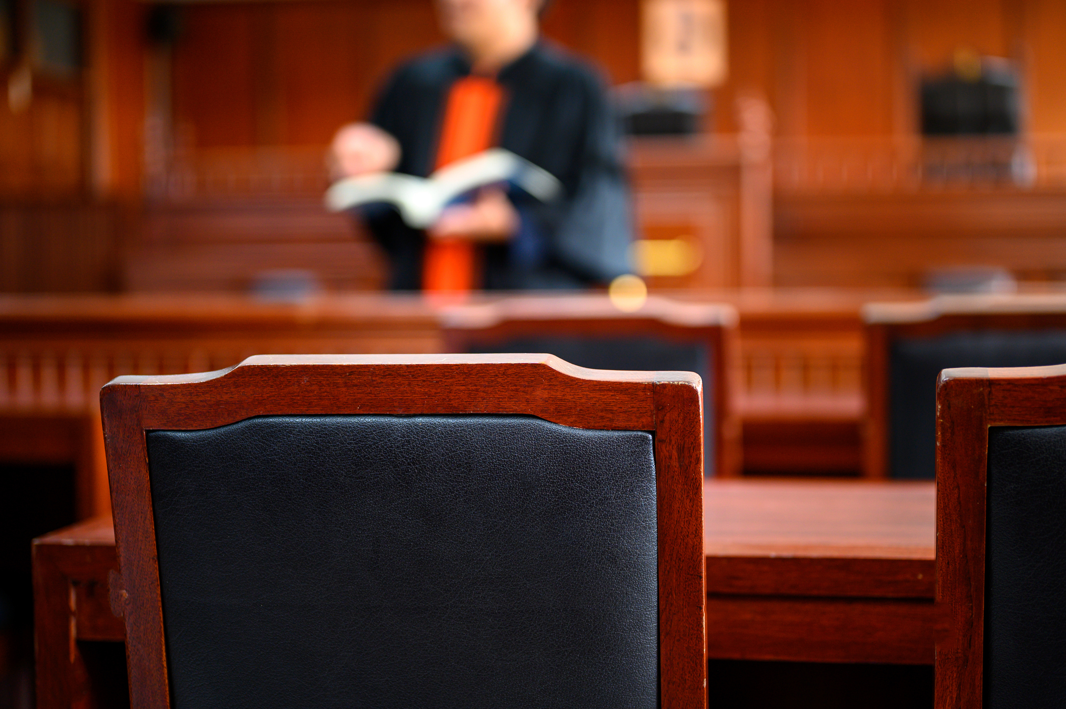 Courtroom setting — forensic statement analysis supports legal proceedings with evidence-informed credibility assessments